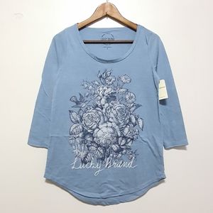 🆕 Lucky Brand Blue Top